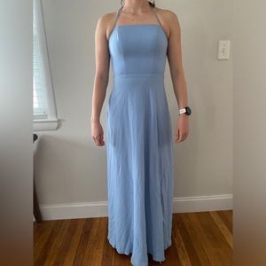 Light Blue prom dress